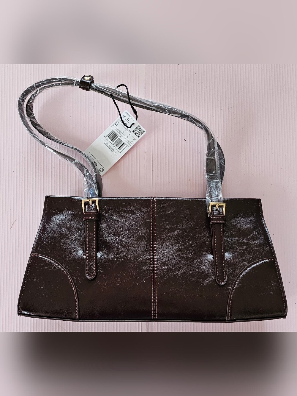 Mango Shoulder Bag With Buckles